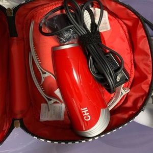 Chi travel hairdryer and straightener set